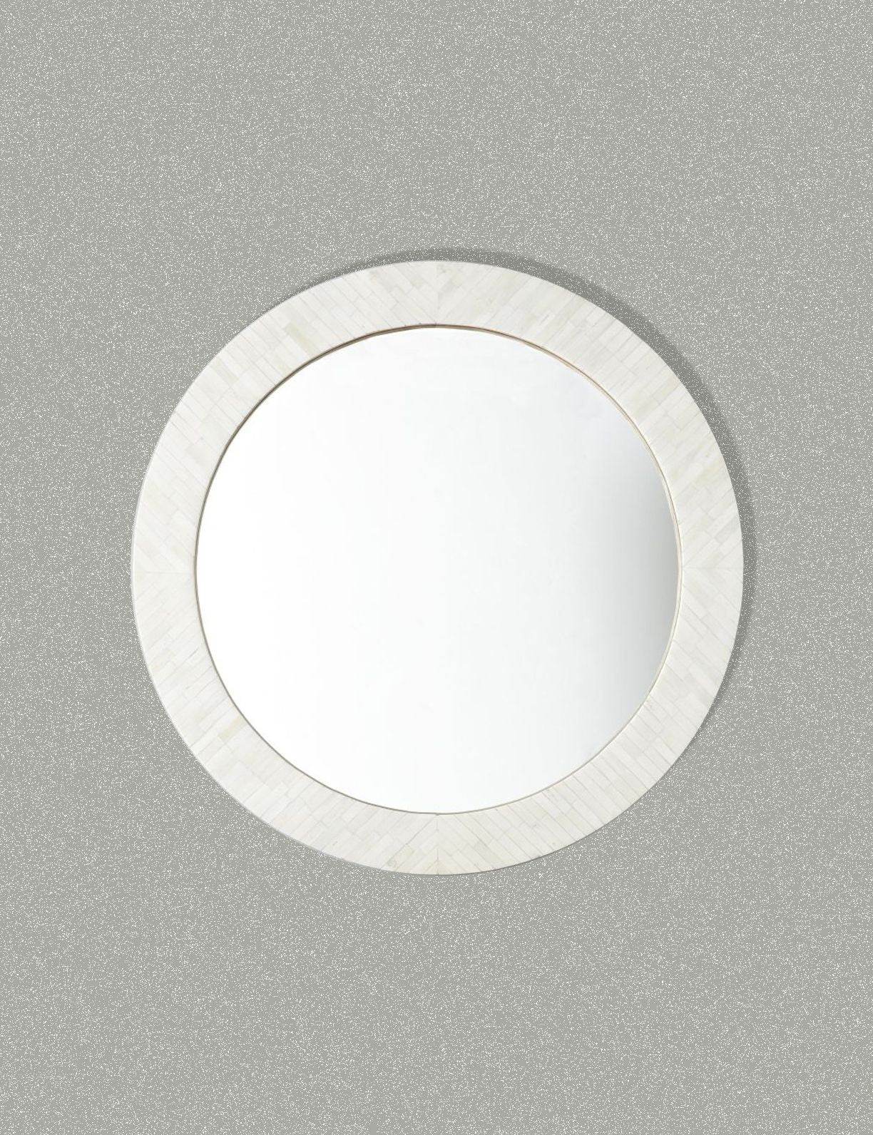 Pure Ivory MOP Mirror - Mirrorwalla